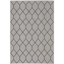 Pergamon In & Outdoor Teppich Flachgewebe Marbella Grau, Modern 80x150cm