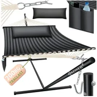 Kesser KESSER® Hängematte HILL mit Gestell Kissen Doppelhängematte für 2 Personen-Stabiler Rahmen -200kg Belastbarkeit Indoor & Outdoor XXL Hängesessel Doppel Mehrpersonen Garten Pool Balkon Terrasse
