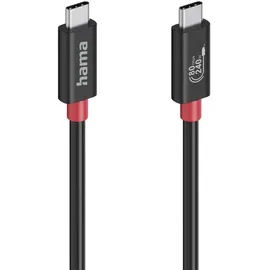 Hama USB-C 1,0 m Schwarz