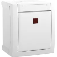 HHG Pacific, Wippkontrollschalter Aus 2-polig Weiß