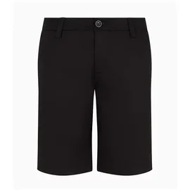 Armani Exchange A|X Armani Exchange für Herren. 8NZS42ZN1RZ1200 Schwarze Satin-Stretch-Bermuda-Shorts (28), Lässig, Baumwolle