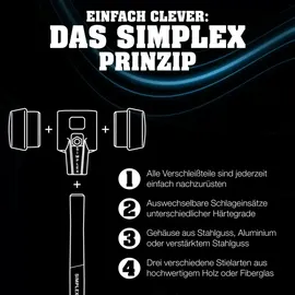 Erwin Halder KG Schonhammer SIMPLEX-Plusbox L.175mm Kopf-D.80mm