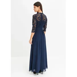 bonprix Maxikleid Blau 42