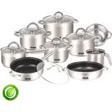DMS Edelstahl Topf-Set 15-tlg.