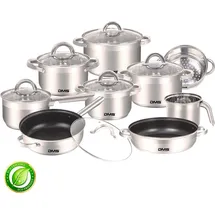 DMS Edelstahl Topf-Set 15-tlg.
