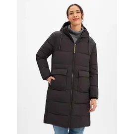 CAMEL ACTIVE Steppmantel mit verstellbarem Saum und fester Kapuze Schwarz, womenswear-46 - 46