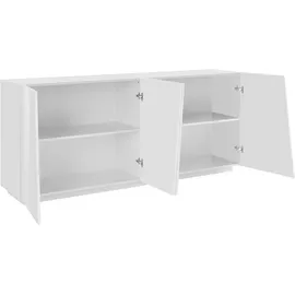 Home Affaire Vega 200 x 86 x 43 cm Weiß hochglanz