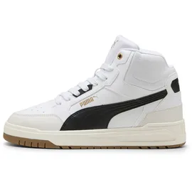 Puma Shuffle Downtown Mid Herren Weit Weiß/Schwarz/Dampfgrau 42
