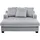 Atlantic Home Collection XXL-Sessel "Nobel", grau (silbergrau), B:158cm H:89cm T:173cm, ATLANTIC HOME COLLECTION, Sessel, XXL-Sessel, Megasessel, Loveseat, inkl. 5 Rückenkissen, frei im Raum stellbar