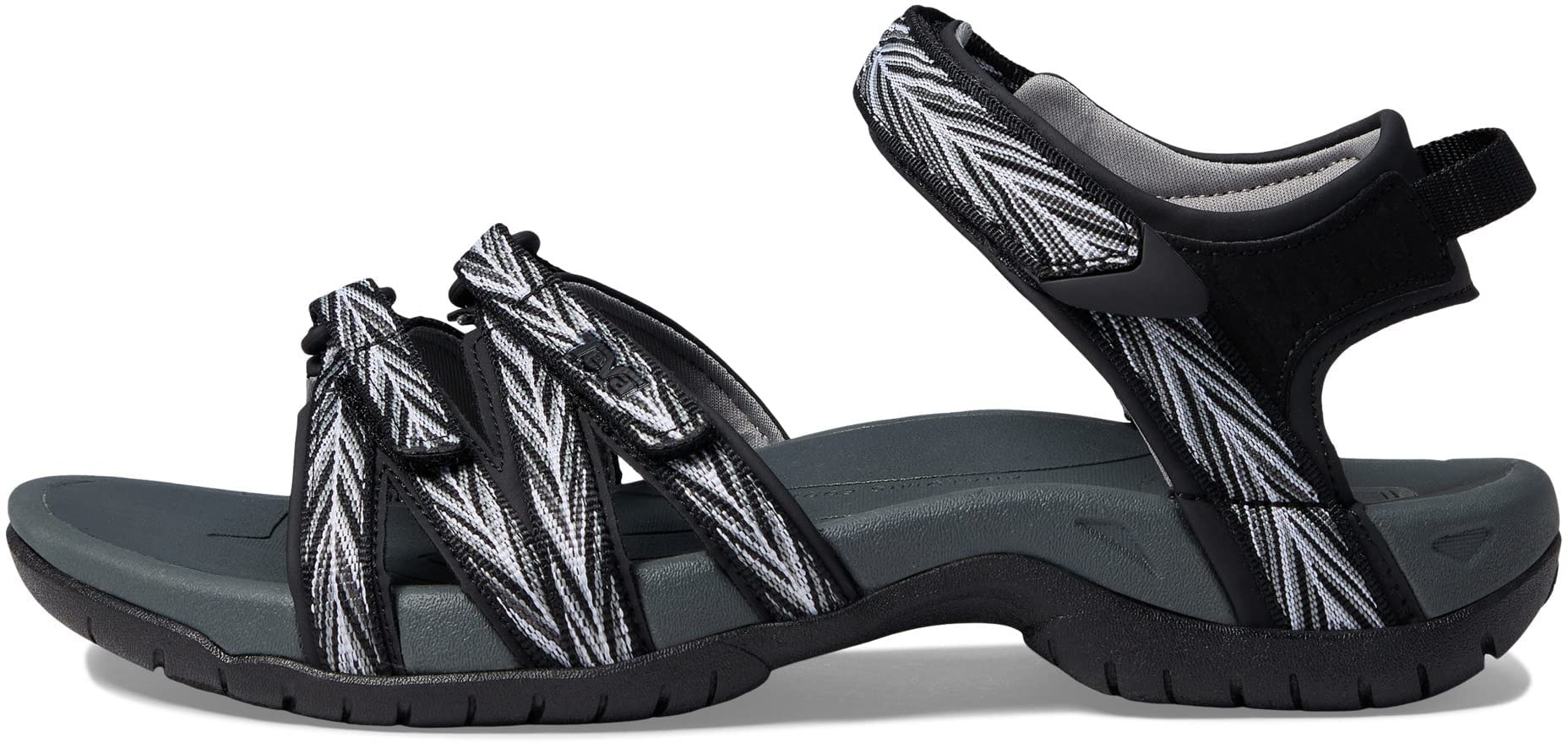 Teva Damen Tirra Womens Sandale, Palms Black/White, 40 EU