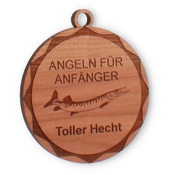Holzmedaille Petra Kirsche Vollholz in Größe 7,0cm
