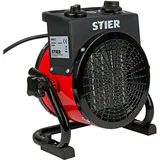 Stier Keramik-Heizlüfter 2000 W Schwarz