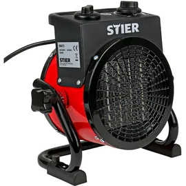 Stier Keramik-Heizlüfter 2000 W Schwarz