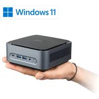 CSL Mini PC Narrow Box Premium Windows 11 Pro lüfterlos, Intel N200 4X 3700 MHz, 1000 GB M.2 SSD, 16 GB DDR4-RAM, Intel UHD Grafik, HDMI 2, USB 3.2, BT 5.2, DisplayPort, Dual WLAN