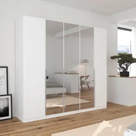 OTTO home Drehtürenschrank AGORDO 226 x 210 x 54 cm Weiß