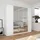 OTTO home Drehtürenschrank AGORDO 226 x 210 x 54 cm Weiß