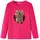 vidaXL Kinder-Langarmshirt mit Eulen-Aufdruck Pullover Sweatshirt T-Shirt Knallrosa 92 - 92