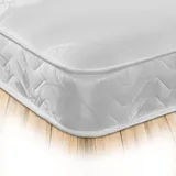 Starlight Beds Stressfreie Einzelmatratze, Federkernmatratze aus Memory-Schaum, weich, weiß, 18 cm tief. 90 x 190 cm