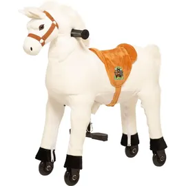 animal riding b.v Animal Riding Reitpferd Snowy small (Kinder 3 Jahre, Sattelhöhe 56 cm, Rollen)