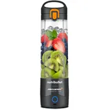Nutribullet Portable x McLaren F1 Team - Mixer, kabelloser Smoothie Maker mit Akku, 475 ml Tritan Becher, USB-C, To-Go Deckel, Kompakt, leicht, Grau (NBP003GO-MC)