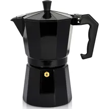 Krüger Espressokocher Italiano 0,35 l 6 Tassen Schwarz