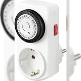 Sygonix SY-5042668 Steckdosen-Zeitschaltuhr analog Tagesprogramm 3680W IP20 Dauerbetrieb