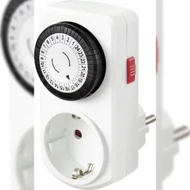 Sygonix SY-5042668 Steckdosen-Zeitschaltuhr analog Tagesprogramm 3680W IP20 Dauerbetrieb