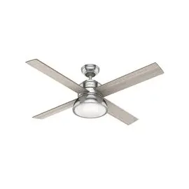 Hunter Loki 132,1 cm Deckenventilator Nickel