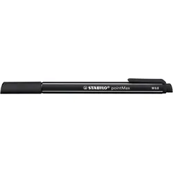 STABILO Filzschreiber pointMax 4er, 0,8mm Strichstärke, Nylonspitze, Kappe