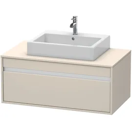 Duravit Waschtischunterschrank 1 Auszug 100 x 42,6 x 55 cm Taupe Matt