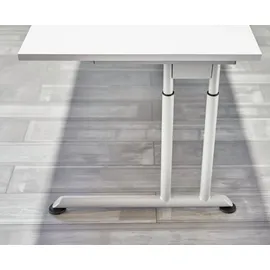 hjh OFFICE PRO Schreibtisch Z-Serie Asteiche / Graphit