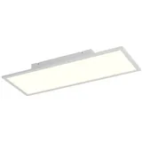 LINDBY LED Deckenleuchte LED Panel) Luay dimmbar mit Leselampe Modern, in Weiß 1-flammig Küchenleuchte