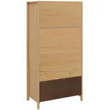 vidaXL Kleiderschrank Honigbraun 84 x 50 x 170 cm Braun