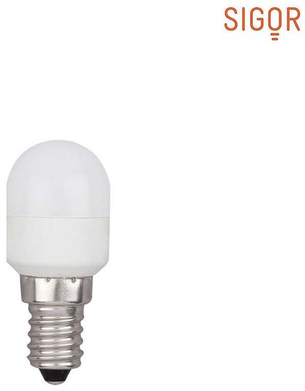 CV-Lighting LED ECOLUX BIRNE für Kühlschränke , 230V, Ø 2.5cm / L 5.9cm, E14, 1.8W 2700K 144lm 240°, Opal SIG-5780901