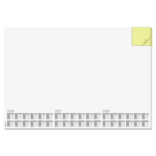 Sigel H6490 Schreibunterlage Papier 59,5 x 41,0 cm, 30 Blatt