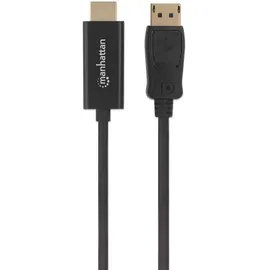 Manhattan DisplayPort / HDMI Adapterkabel 1,00 m Schwarz