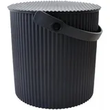 Hachiman Aufbewahrungsbox Mini-Eimer 17,5 x 22,4 x 21 cm 1-tlg. schwarz