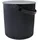 Hachiman Aufbewahrungsbox Mini-Eimer 17,5 x 22,4 x 21 cm 1-tlg. schwarz