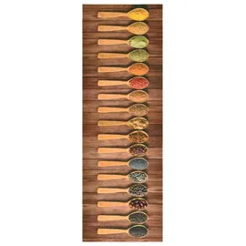 vidaXL Küchenbodenmatte Waschbar Löffel 45x150 cm