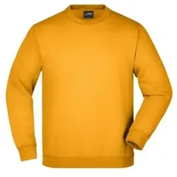 Kinder Sweatshirt Rundhals JN040K, gold-gelb, Größe XXL - gold-gelb - XXL