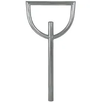 Baumarktplus Fahrradständer Fahrradanlehnbügel 115 x 56 cm Ø 60 mm grau