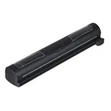 Relaxdays Folienschneider 2er Set, für Alu- & Frischhaltefolie, Sichtfenster, glattes Abtrennen, Folienabroller, schwarz