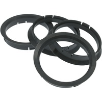 4X Zentrierringe 72,5 x 66,1 mm Grau Felgen Ringe Made in Germany
