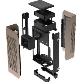 Cooler Master NCORE 100 MAX Bronze Edition - USFF - ITX 850 Watt (ATX12V 3.0/ Netzteil, einfache Installation, PCIe 4.0 Riser und vertikalen GPU-Unterstützung