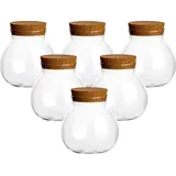 gouveo Vorratsglas Kugelform 600 ml 6 St.