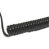BKL Electronic BKL 1506208 Spiralkabel Li12Y11Y 1200mm / 4800mm 8 x 0.14mm2 Schwarz 1St.