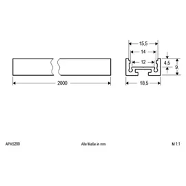 EVN APXS200 LED-Profil