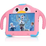 Tablet für Kinder ab 3-14 jahre Mädchen Junge HD Display Kids Tablet Android kindertablet mit WiFi Dual Kamera Kindersicherung Kindgerechte Hülle - Rosa