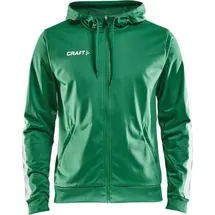 Craft Pro Control Hood Jacket M Team Green/White M - Grün