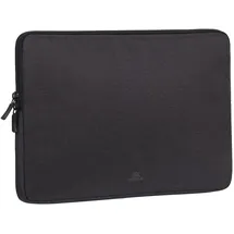 RivaCase® RIVACASE ECO Laptophülle 13.3-14 Zoll - 34,5 x 24 x 3 cm - Notebook Hülle für Damen und Herren - Wasserabweisende MacBook Hülle - Computertasche für Arbeit Uni Reisen